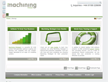 Tablet Screenshot of machiningstrategist.com